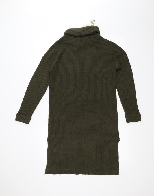 Peacocks Womens Green   Pullover Jumper Size S