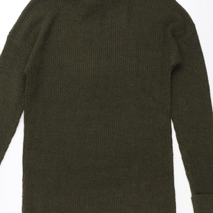 Peacocks Womens Green   Pullover Jumper Size S
