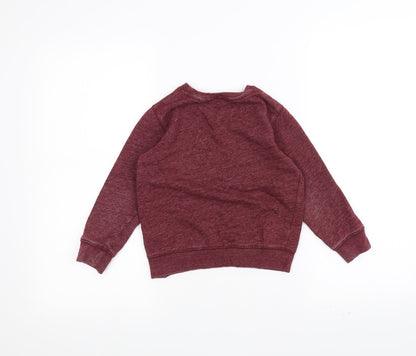 NEXT Girls Red   Pullover Jumper Size 4-5 Years