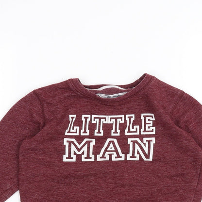 NEXT Girls Red   Pullover Jumper Size 4-5 Years