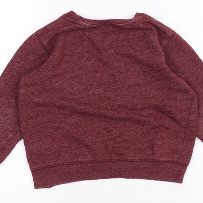 NEXT Girls Red   Pullover Jumper Size 4-5 Years