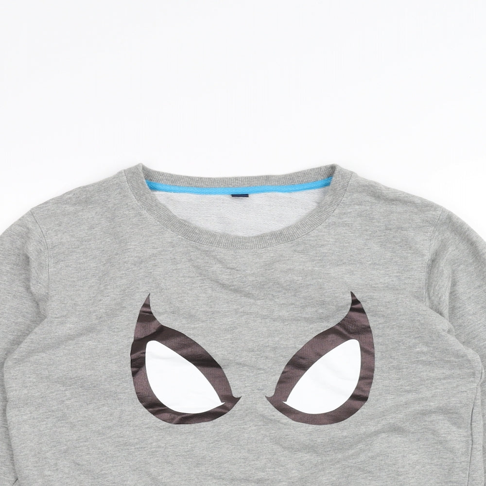 Preworn Mens Grey   Pullover Jumper Size S  - Spider Man