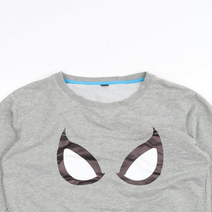 Preworn Mens Grey   Pullover Jumper Size S  - Spider Man