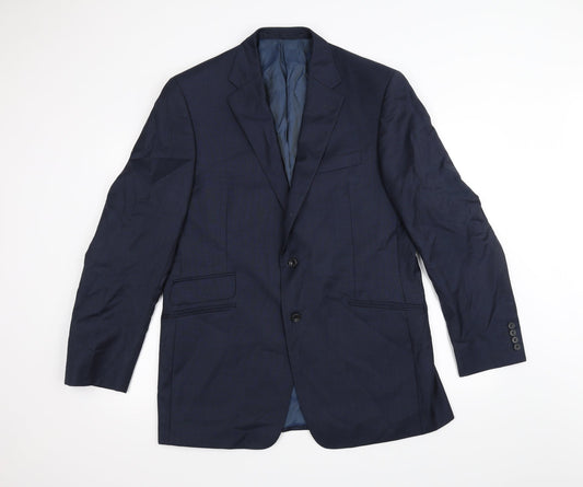 Mens UK Size 42 Marks and Spencer Regular Blue Suit Jacket