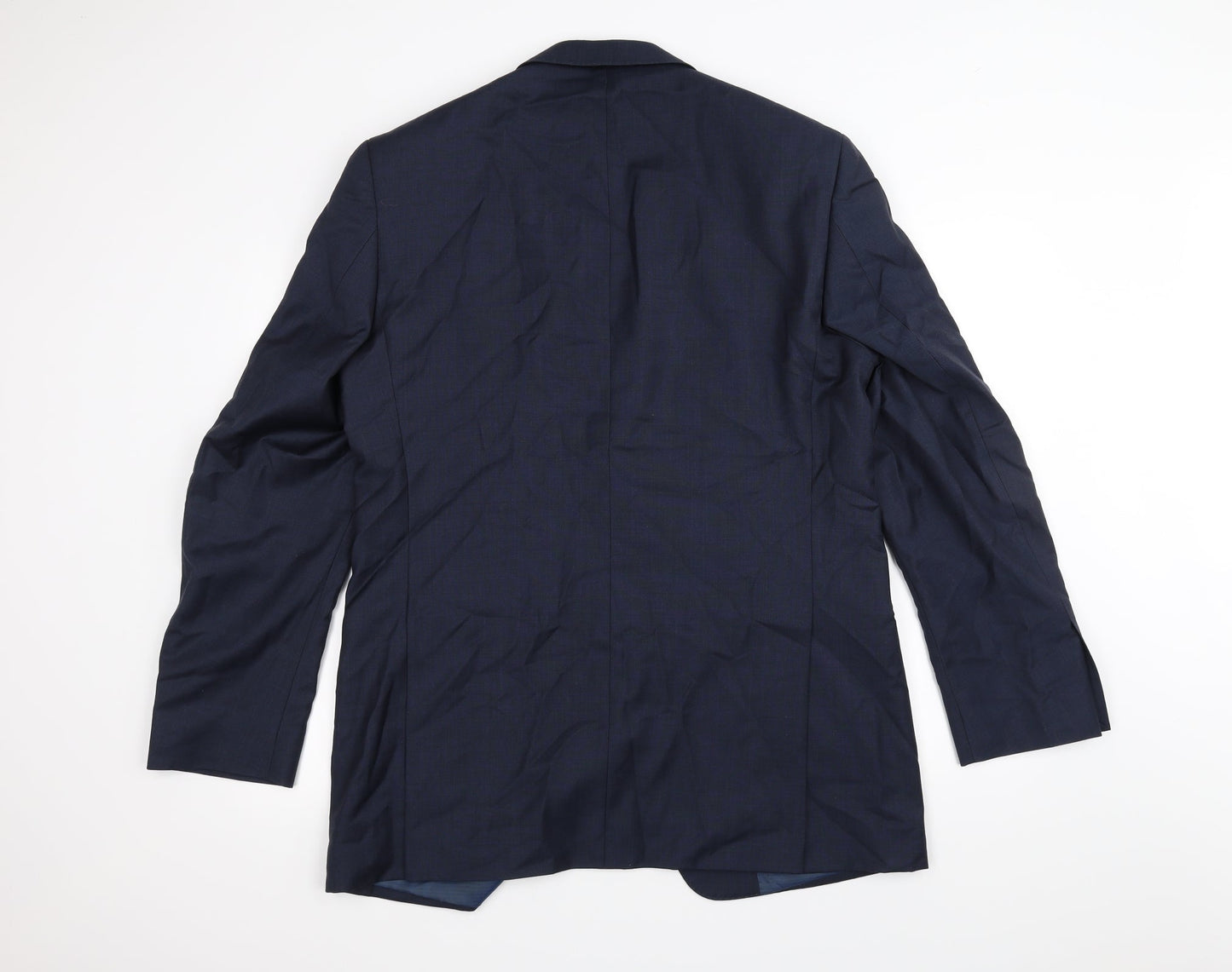 Mens UK Size 42 Marks and Spencer Regular Blue Suit Jacket