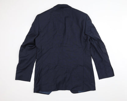 Mens UK Size 42 Marks and Spencer Regular Blue Suit Jacket