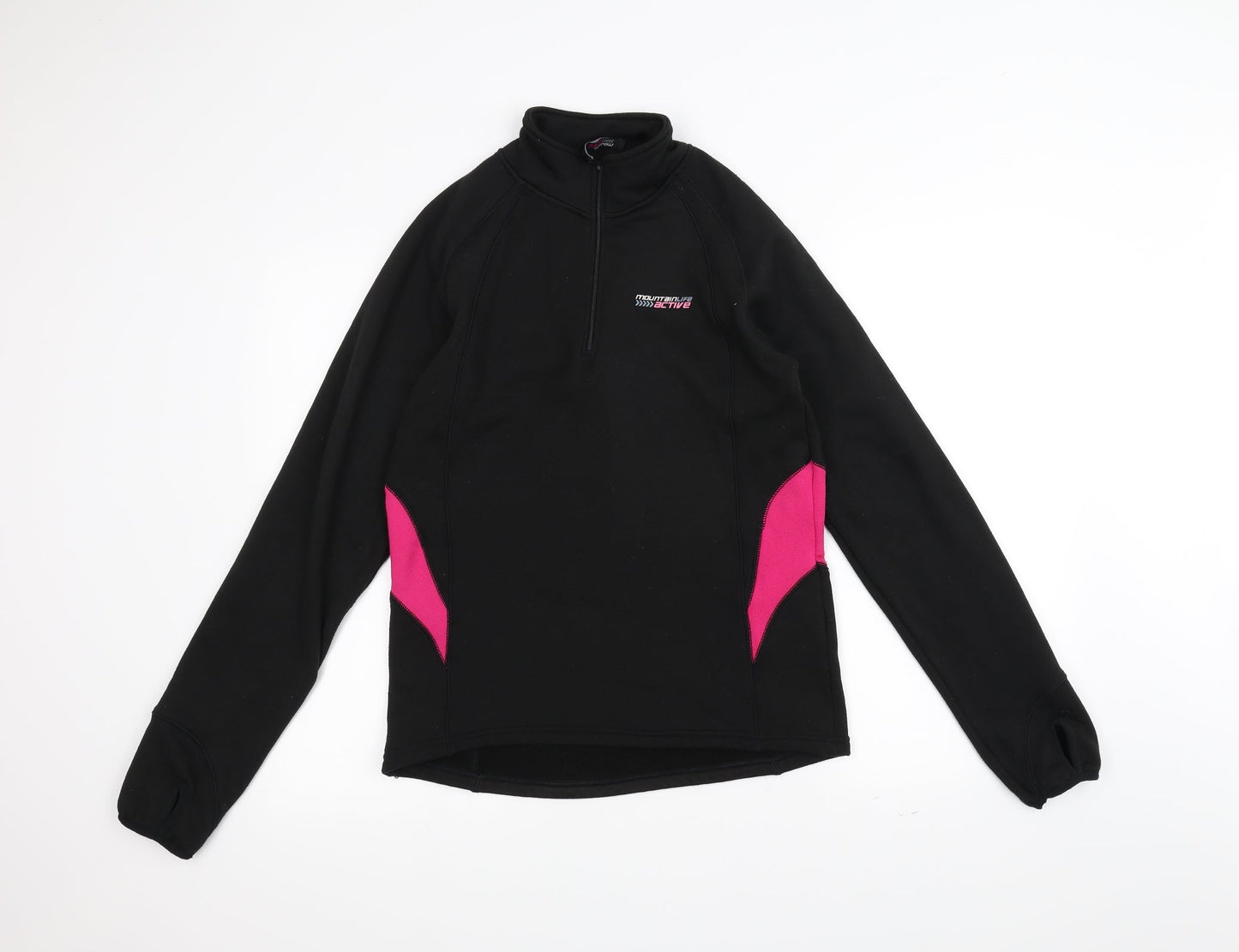 Womens UK Size 10 Mountain Life Black Jacket