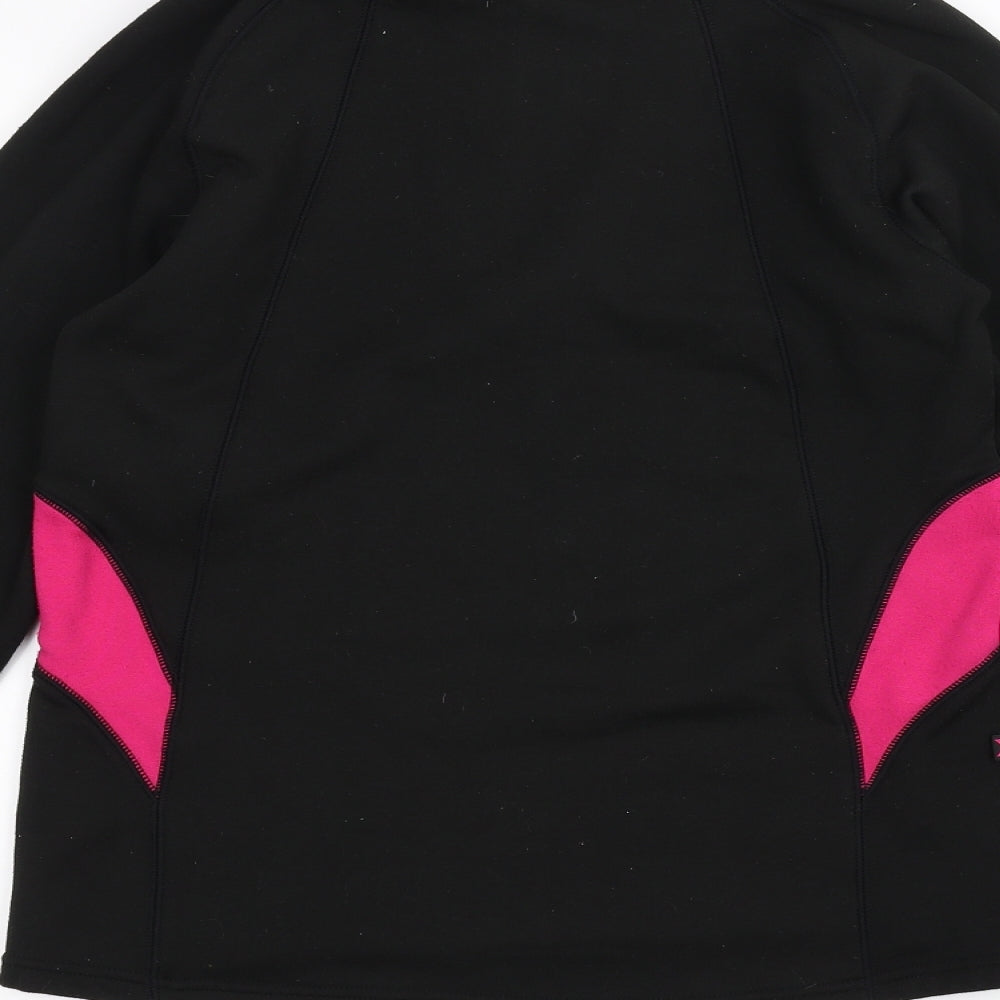 Womens UK Size 10 Mountain Life Black Jacket