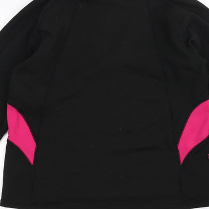 Womens UK Size 10 Mountain Life Black Jacket