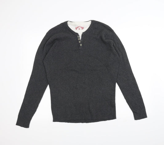 Cedar Wood State Mens Grey   Pullover Jumper Size L