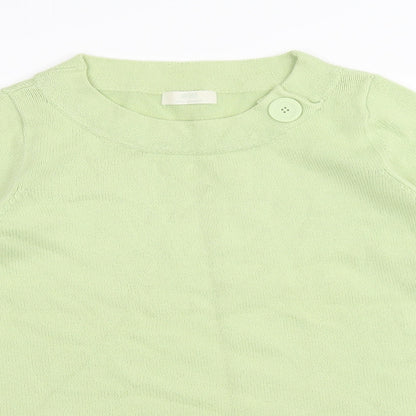 Marks & Spencer Womens Green  Knit Pullover Jumper Size 18