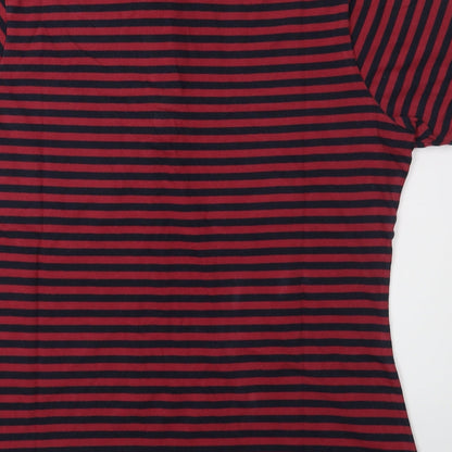 Lansdown Yacht Club Mens Red Spotted   Polo Size 18