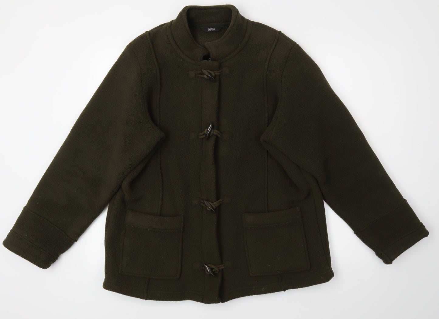 Womens UK Size 16 M&S Green Jacket