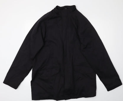 Mens UK Size M Debenhams Black Rain Coat