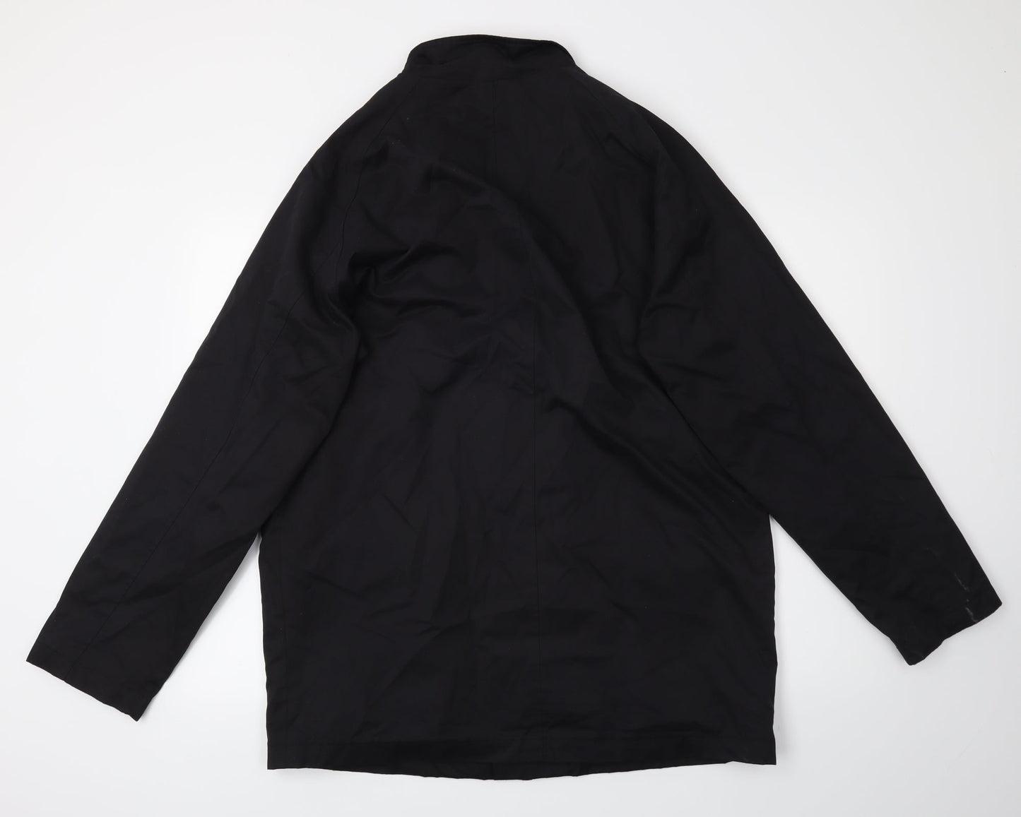 Mens UK Size M Debenhams Black Rain Coat