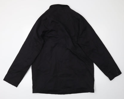 Mens UK Size M Debenhams Black Rain Coat