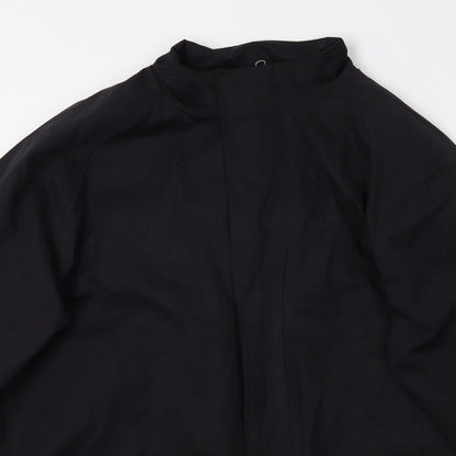 Mens UK Size M Debenhams Black Rain Coat