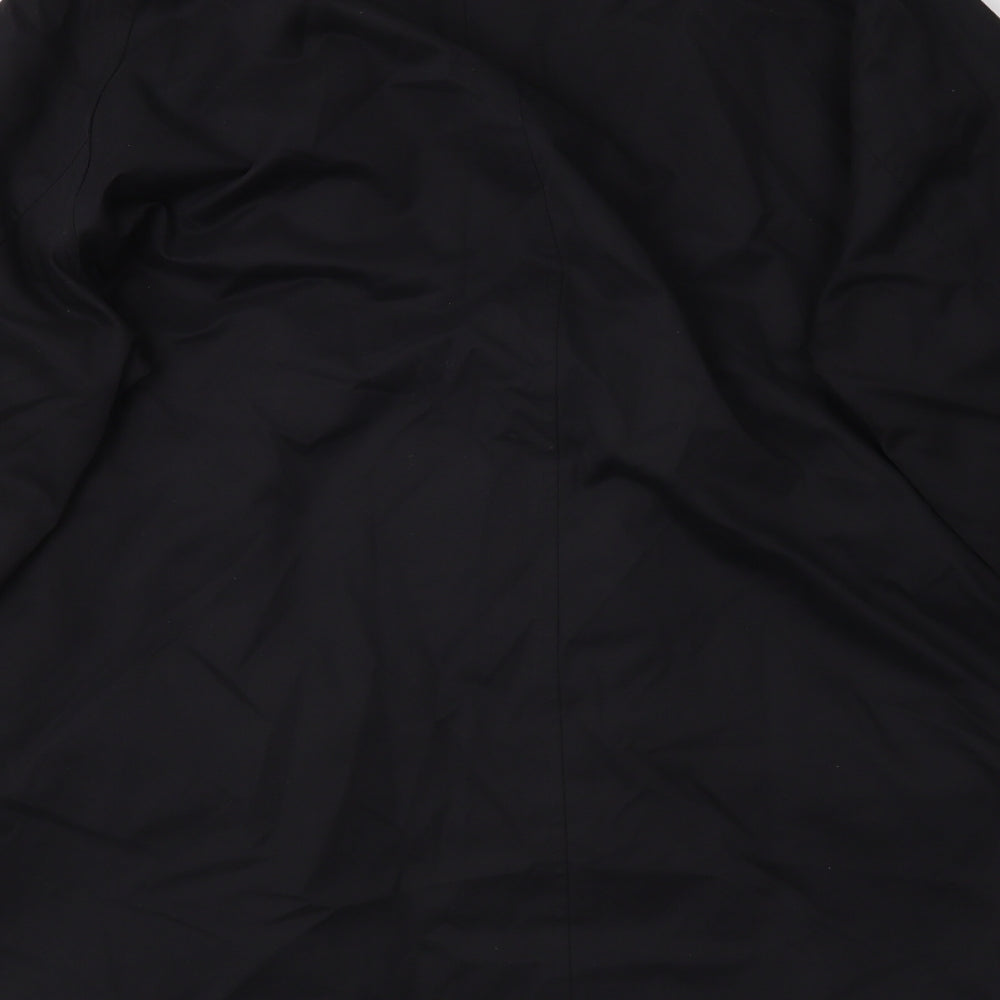 Mens UK Size M Debenhams Black Rain Coat