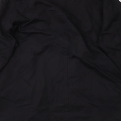 Mens UK Size M Debenhams Black Rain Coat