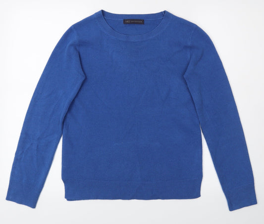 Marks & Spencer Womens Blue   Pullover Jumper Size 8