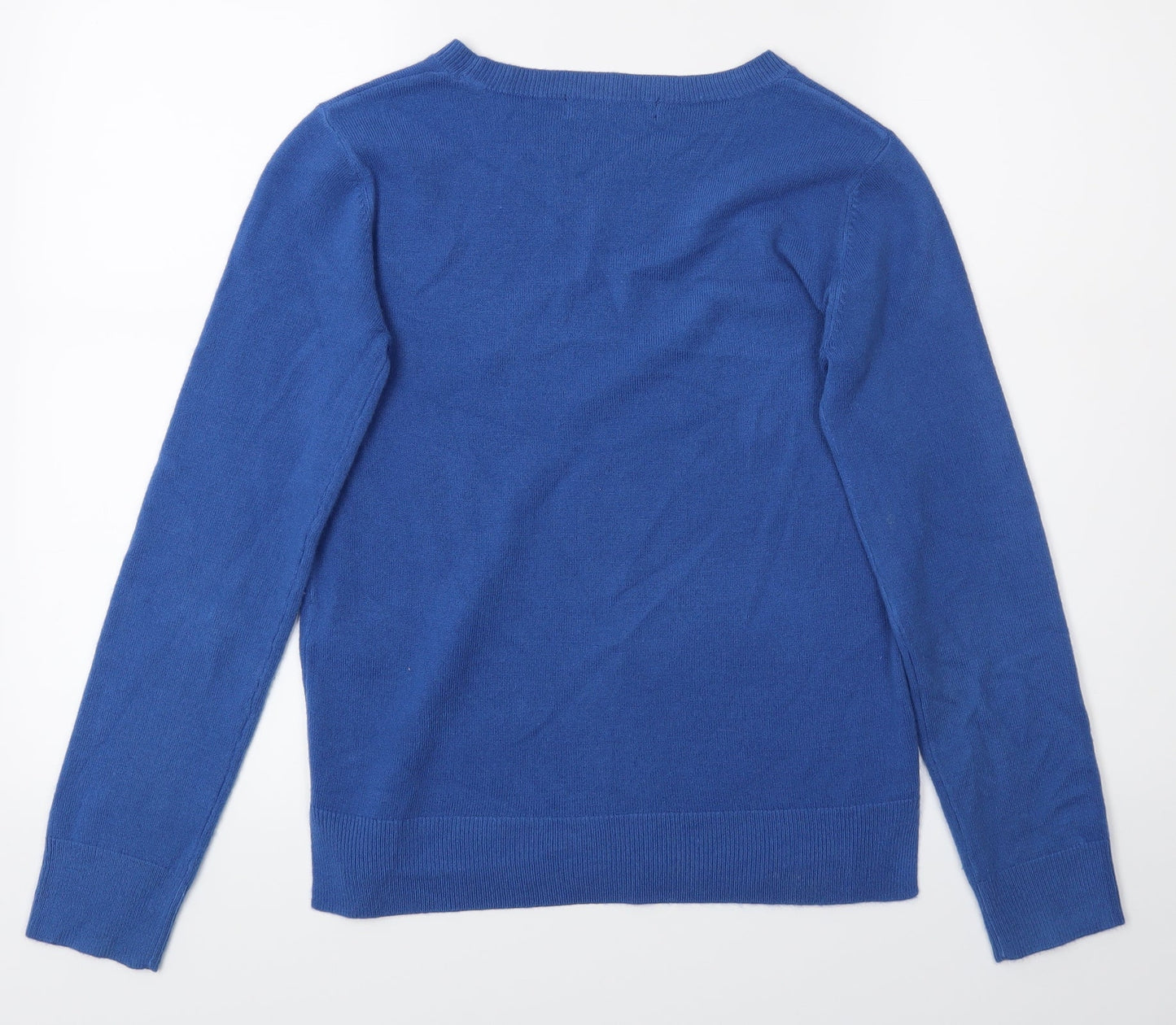 M&S Womens Blue   Pullover Jumper Size 8
