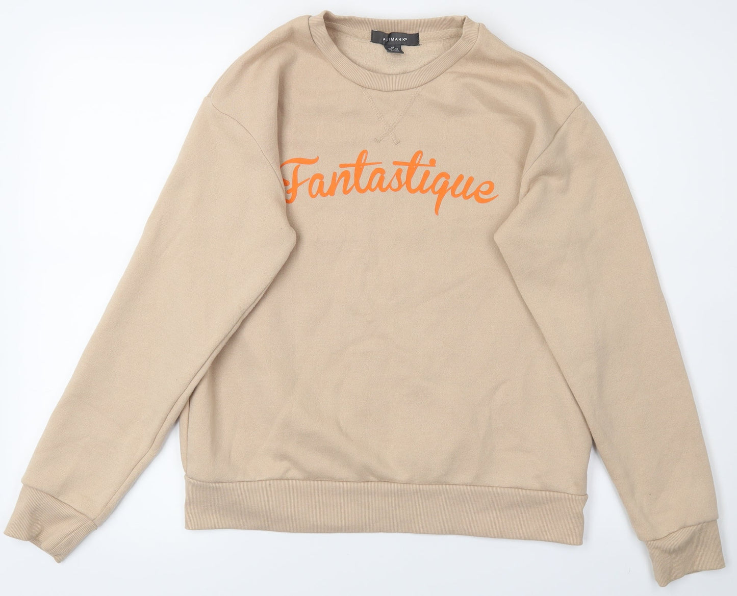 Primark Womens Beige   Pullover Jumper Size XS  - Fantastique