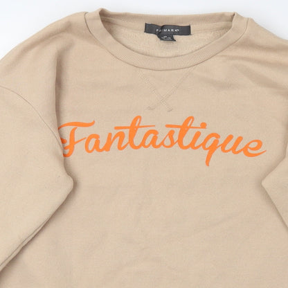 Primark Womens Beige   Pullover Jumper Size XS  - Fantastique