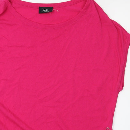 Wallis Womens Pink   Basic T-Shirt Size M