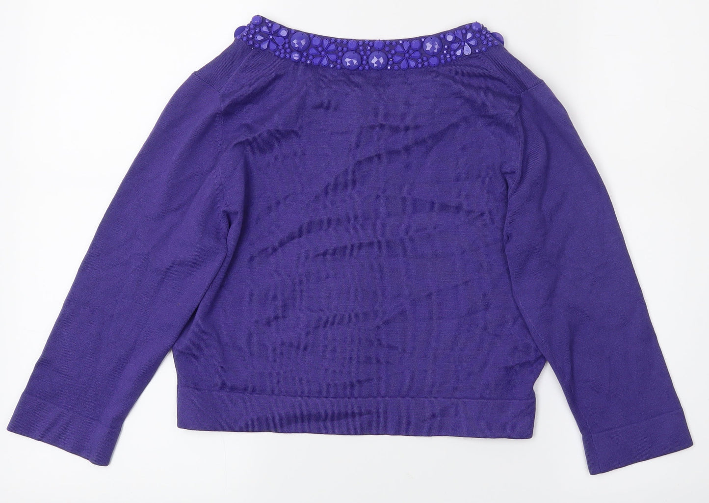 Pre Worn Womens Purple   Cardigan Jumper Size S