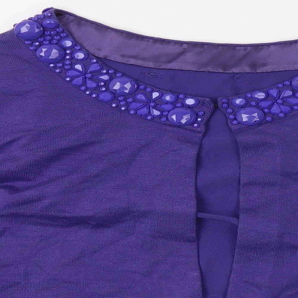 Pre Worn Womens Purple   Cardigan Jumper Size S