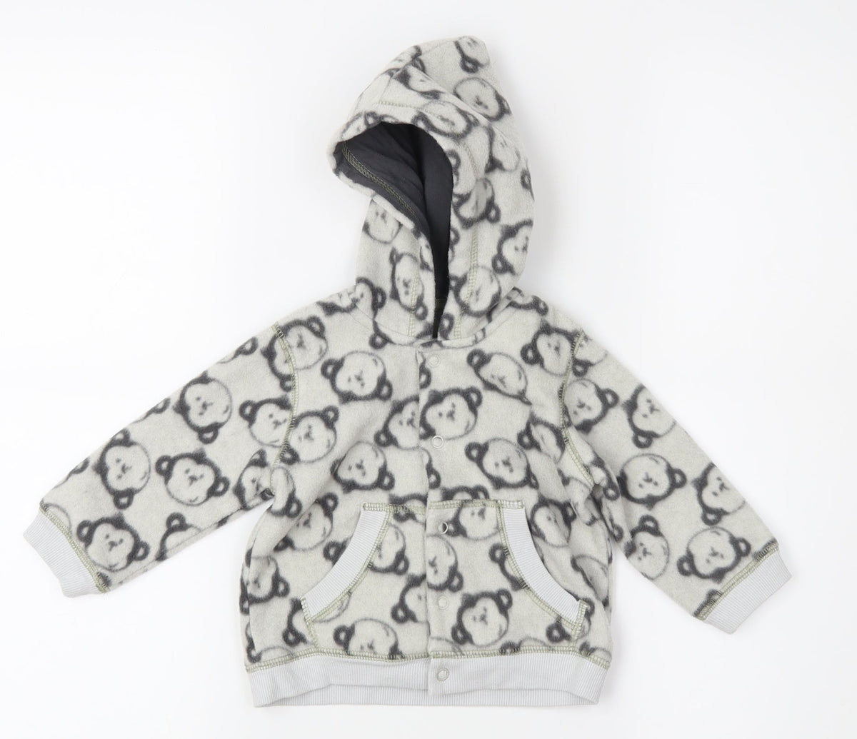 George Baby Grey   Pullover Jumper Size 6-9 Months  - Monkeys