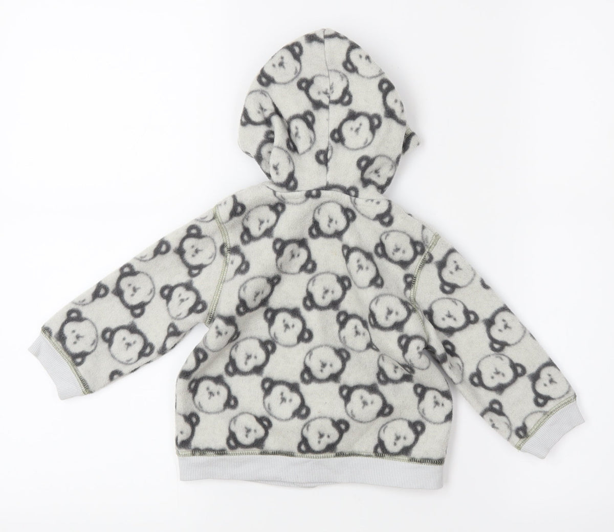 George Baby Grey   Pullover Jumper Size 6-9 Months  - Monkeys