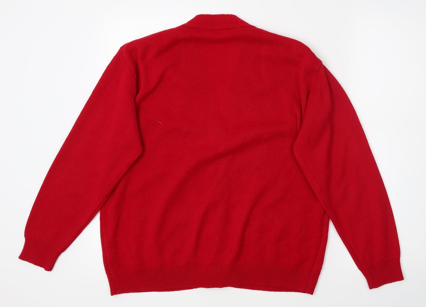 SH Collection Womens Red   Cardigan Jumper Size L