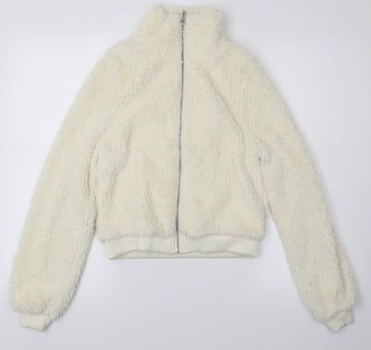 Womens UK Size XS Gina Tricot White Jacket