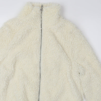 Womens UK Size XS Gina Tricot White Jacket