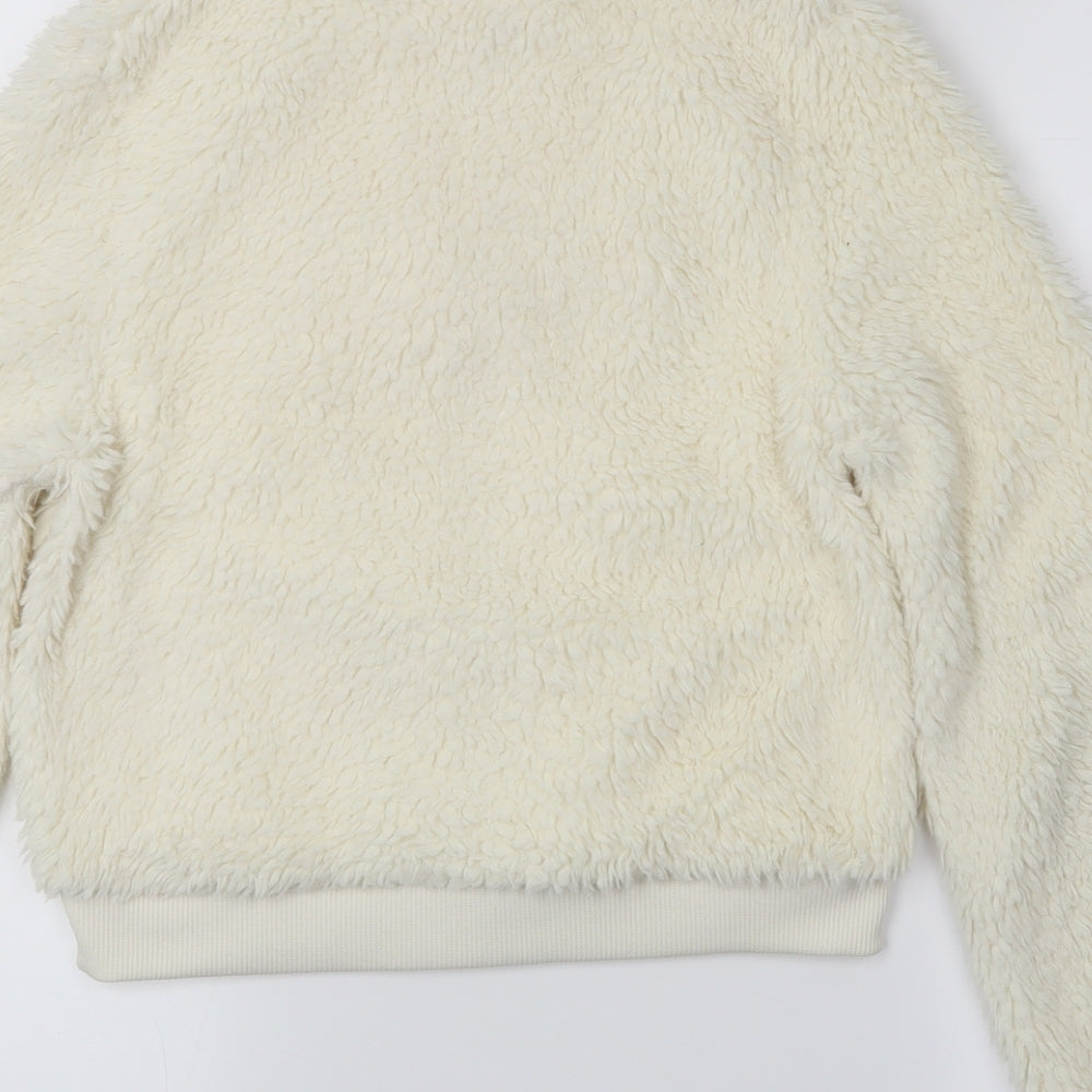 Womens UK Size XS Gina Tricot White Jacket