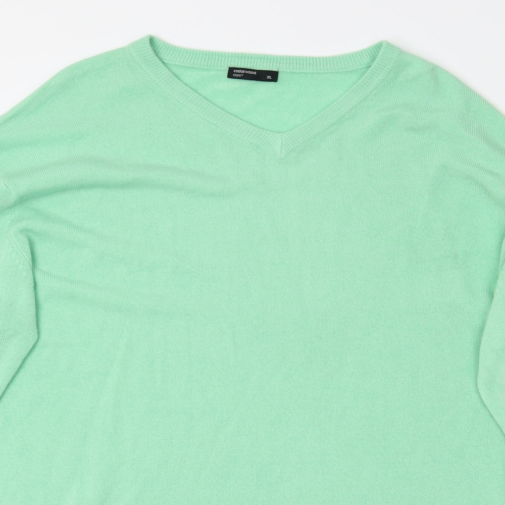 Cedar Wood State Mens Green   Pullover Jumper Size XL