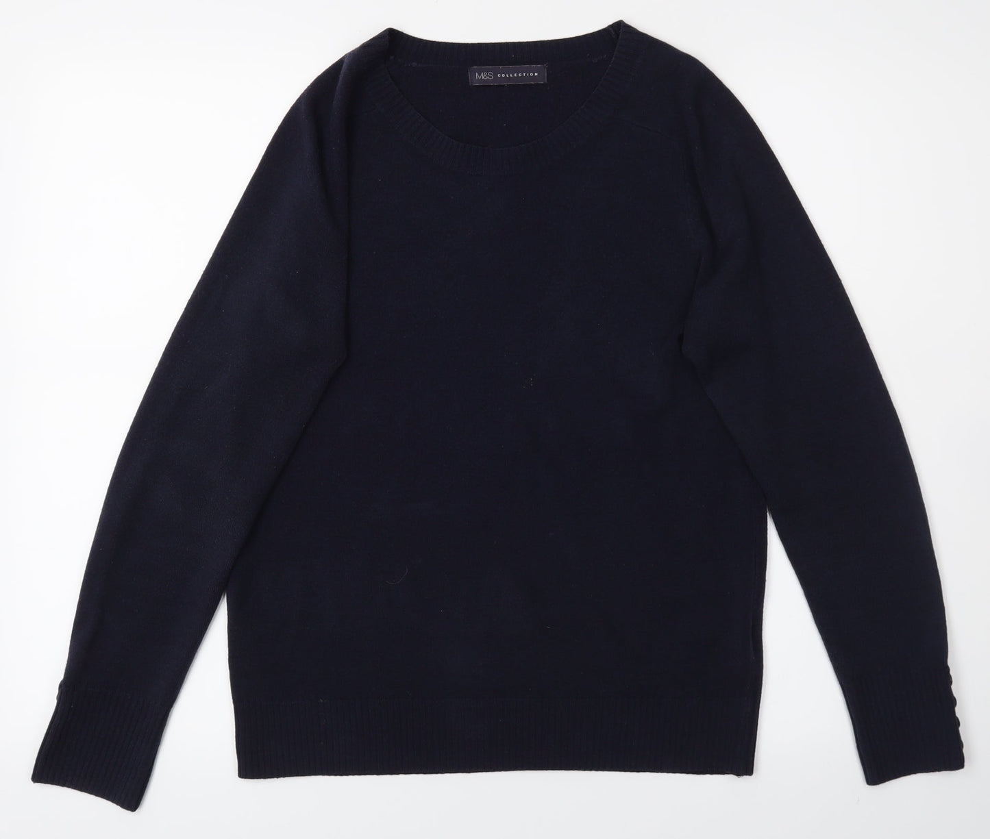 M&S Womens Blue   Pullover Jumper Size 10