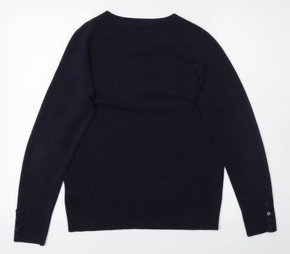 M&S Womens Blue   Pullover Jumper Size 10
