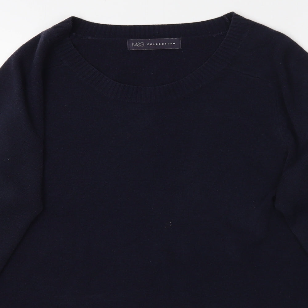 M&S Womens Blue   Pullover Jumper Size 10