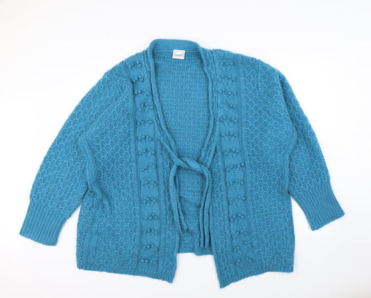 casual comfort Womens Blue   Cardigan Jumper Size 24
