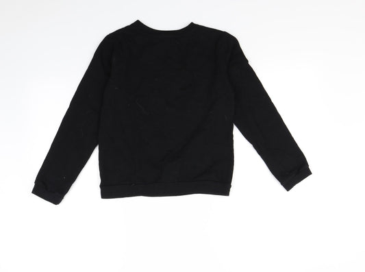 pep & co  Boys Black   Pullover Jumper Size 11 Years