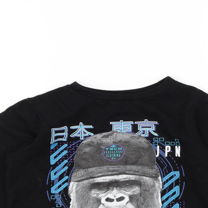 Pep&Co Boys Black   Pullover Jumper Size 11 Years