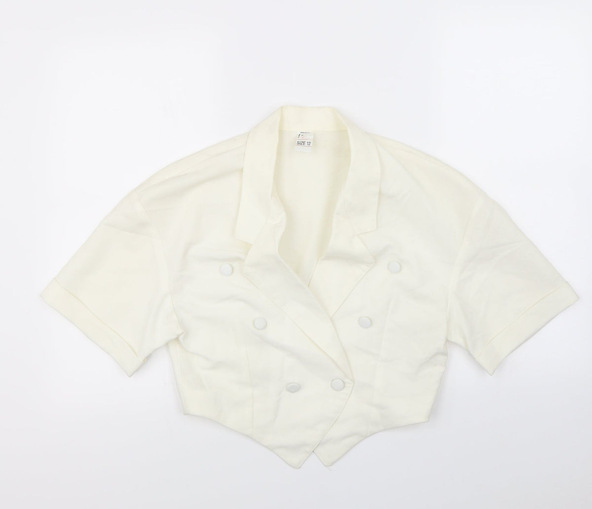 snob Womens Ivory   Jacket  Size 12