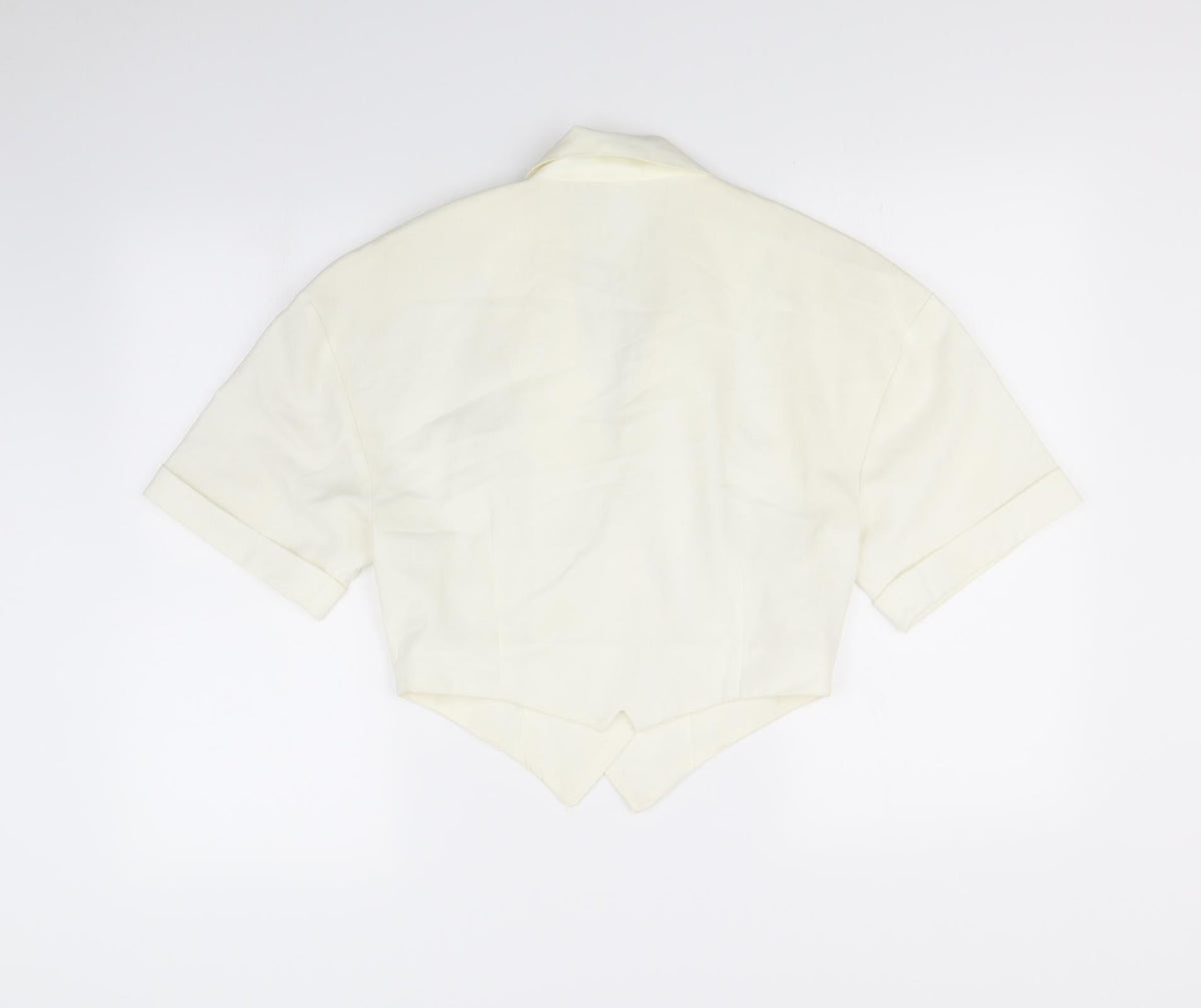 snob Womens Ivory   Jacket  Size 12