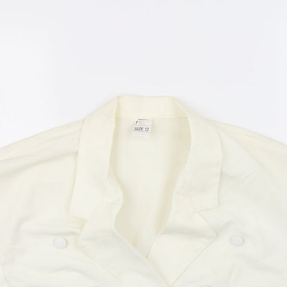 snob Womens Ivory   Jacket  Size 12