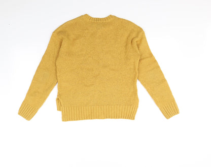 New Look Girls Yellow   Pullover Jumper Size 12 Years