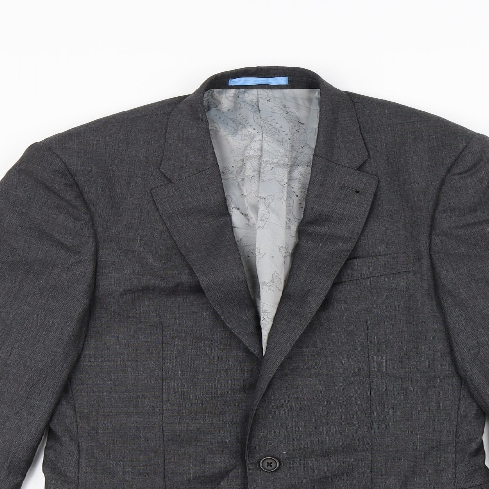 Mens UK Size S NEXT Regular Grey Suit Jacket