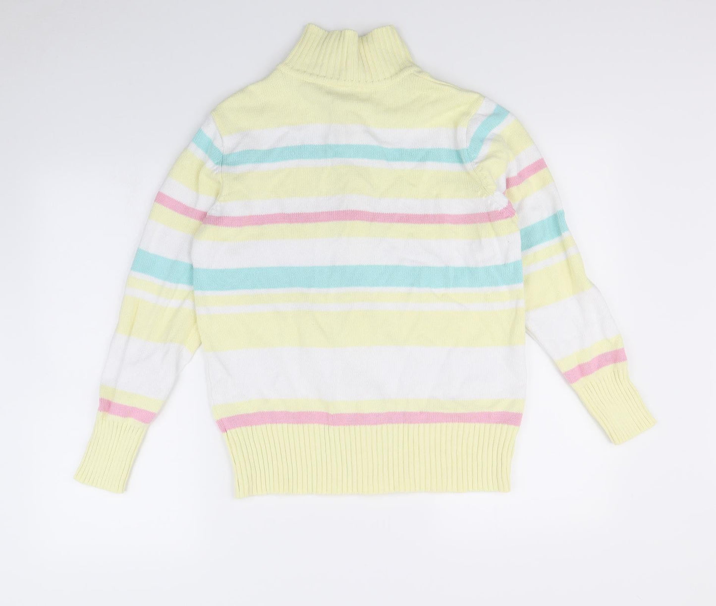 Bonmarché Mens Multicoloured Striped  Full Zip Jumper Size S