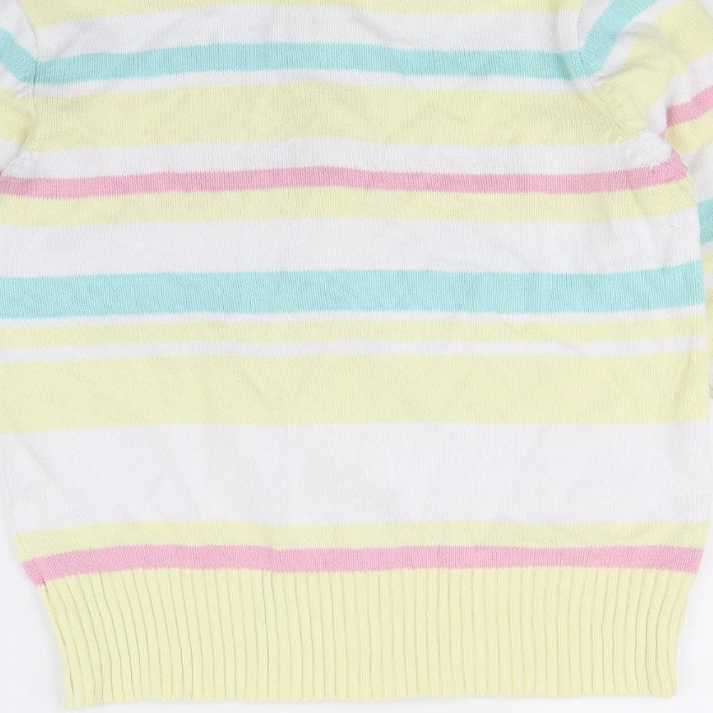 Bonmarché Mens Multicoloured Striped  Full Zip Jumper Size S